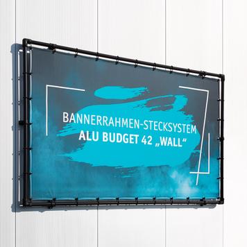 Zásuvný systém rámů bannerů Alu Budget 42 "Wall"